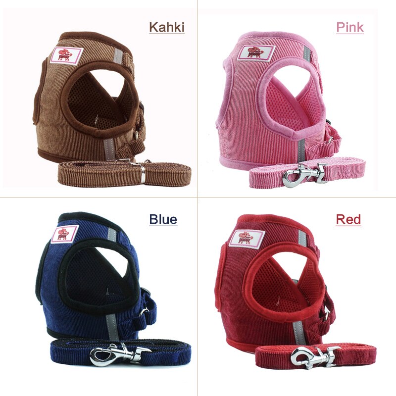 Reflective Dog Harness Leash Set for Safer Daily Walks