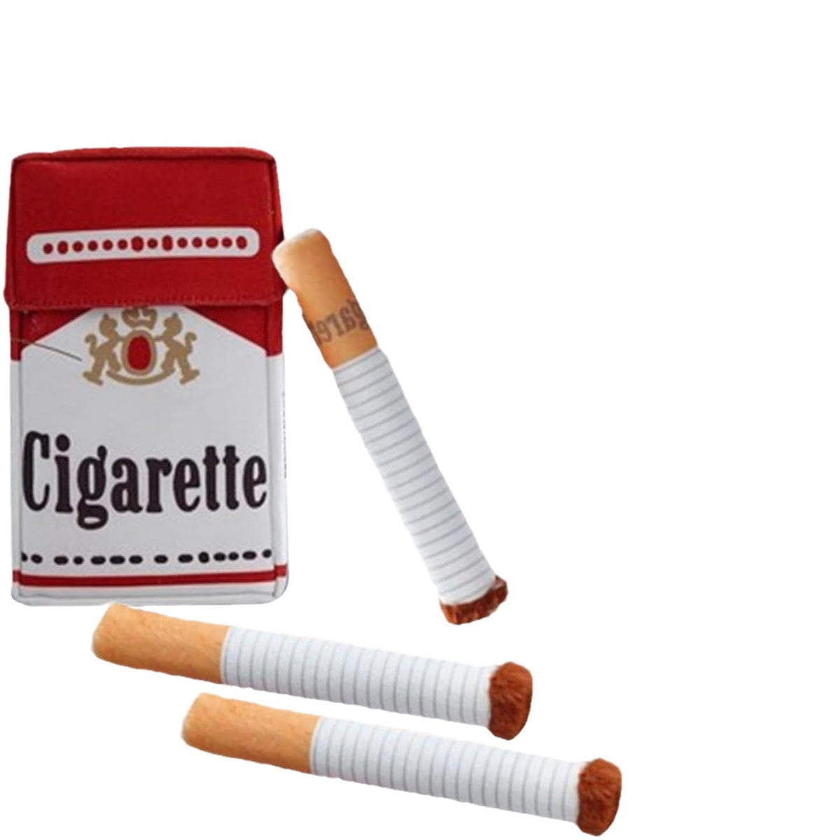 Dog Cigarette Plush Toy for Playful Indoor Chewing