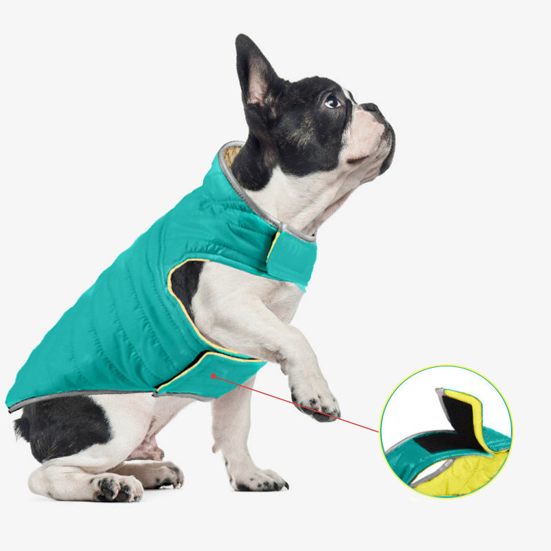 Dog Autumn Vest With Reflective Trim for Warm Walks