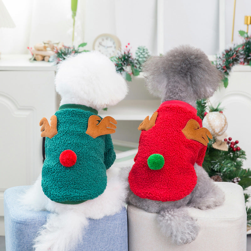 Small Dog Christmas Sweater for Cozy Winter Walks