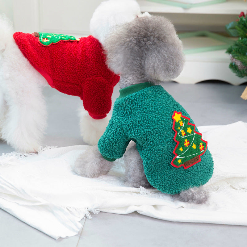 Small Dog Christmas Sweater for Cozy Winter Walks