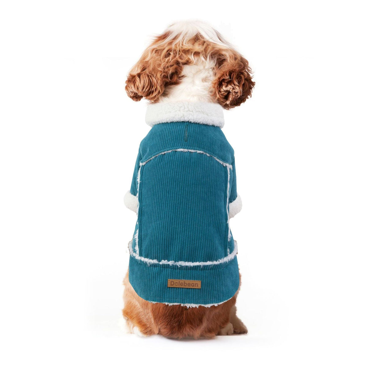 Dog Winter Coat Double-Layer Warm Corduroy Pet Outfit