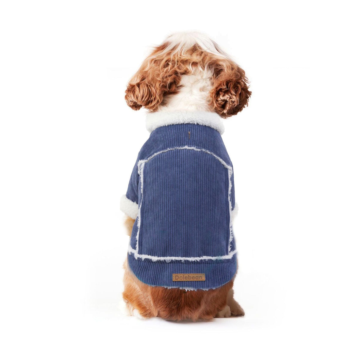 Dog Winter Coat Double-Layer Warm Corduroy Pet Outfit