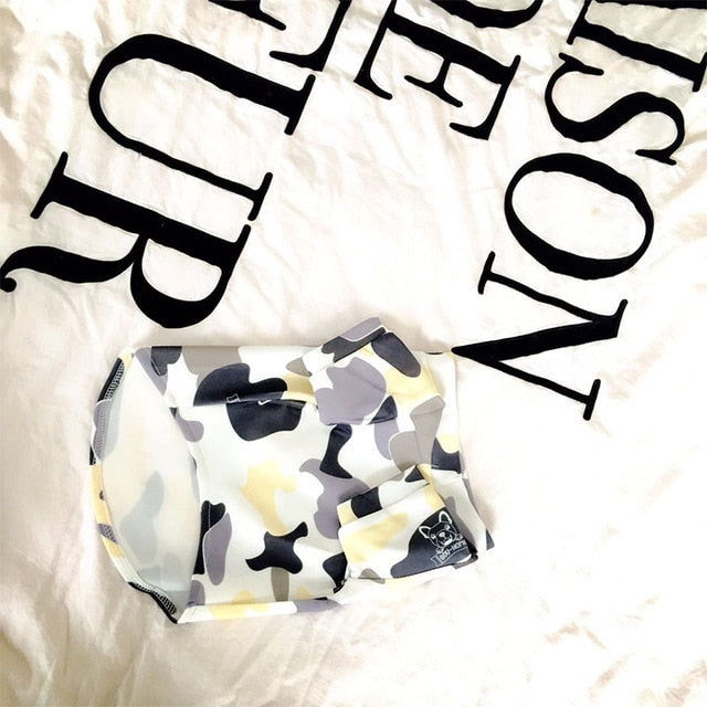 Small Dog Camouflage Vest for Stylish Summer Walks