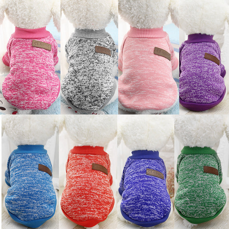 Small Dog Sweater for Warm, Cozy Winter Walks & Lounging