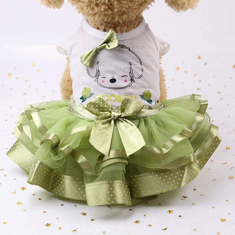 Dog Tutu Dress for Small Dogs, Princess Photo Outfit
