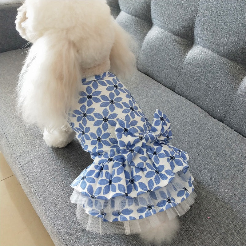 Small Dog Tutu Dress – Lightweight Summer Pet Outfit