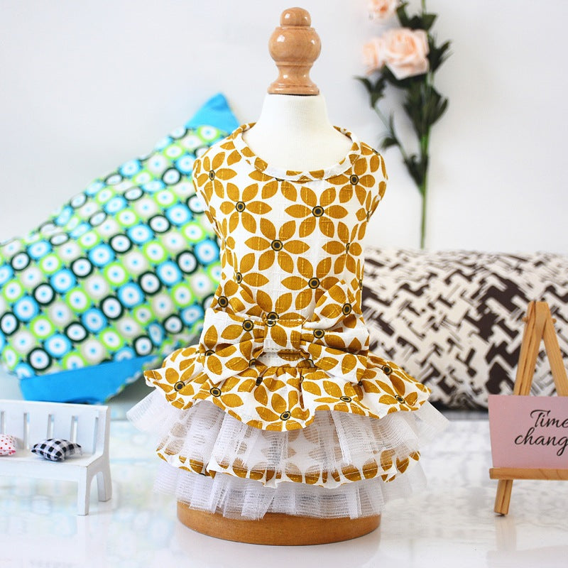 Small Dog Tutu Dress – Lightweight Summer Pet Outfit