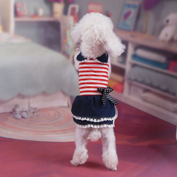 Dog Denim Skirt Dress for Summer Photos & Outings