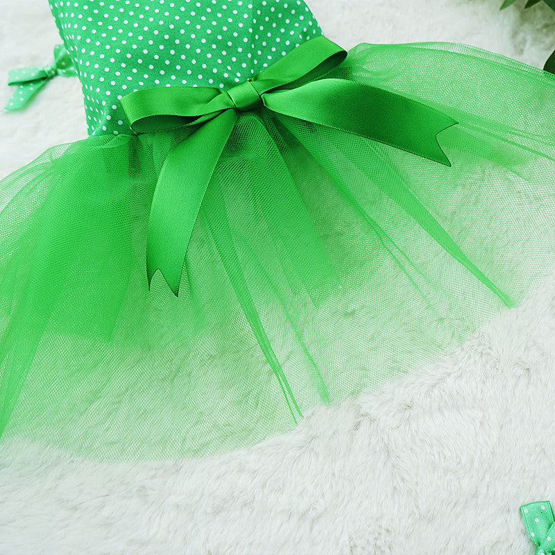 Dog St. Patrick's Day Dress | Lightweight Tutu Outfit