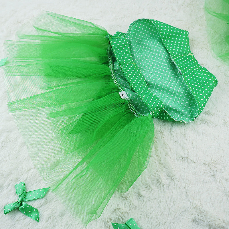 Dog St. Patrick's Day Dress | Lightweight Tutu Outfit