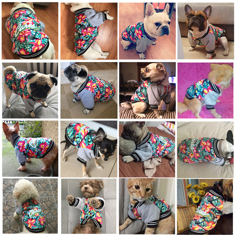 Warm Fleece Small Dog Winter Coat for Pugs & Frenchies
