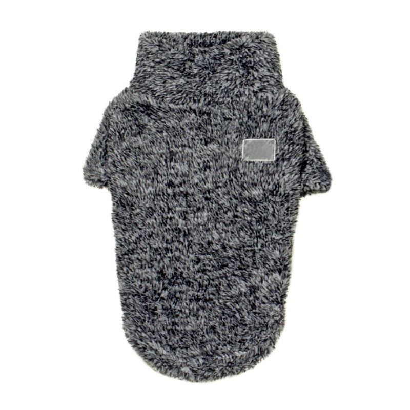 Small Dog Winter Coat – Thick Plush Warmth for Walks