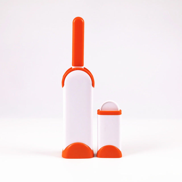 Reusable Pet Hair Remover Brush Self-Cleaning Base