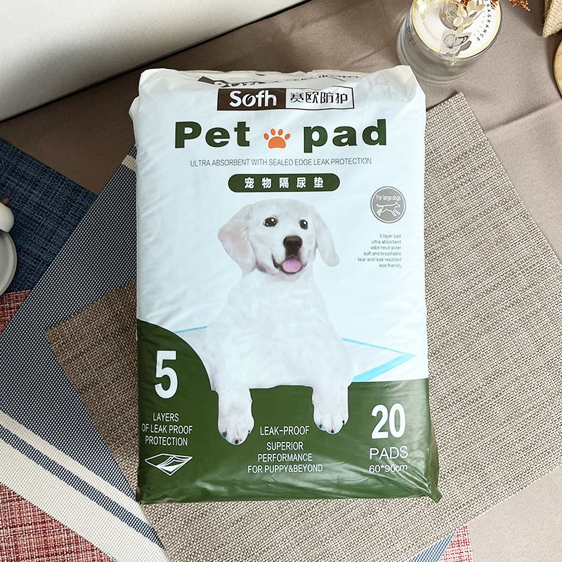 Dog Pee Pads, Thick Absorbent Leak-Proof 100 Pack