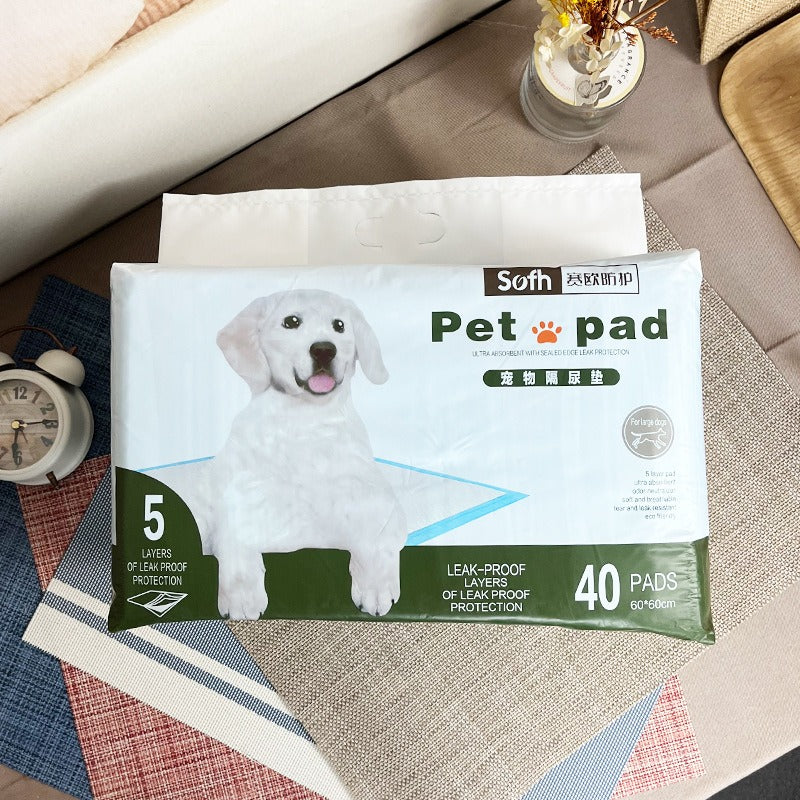 Dog Pee Pads, Thick Absorbent Leak-Proof 100 Pack