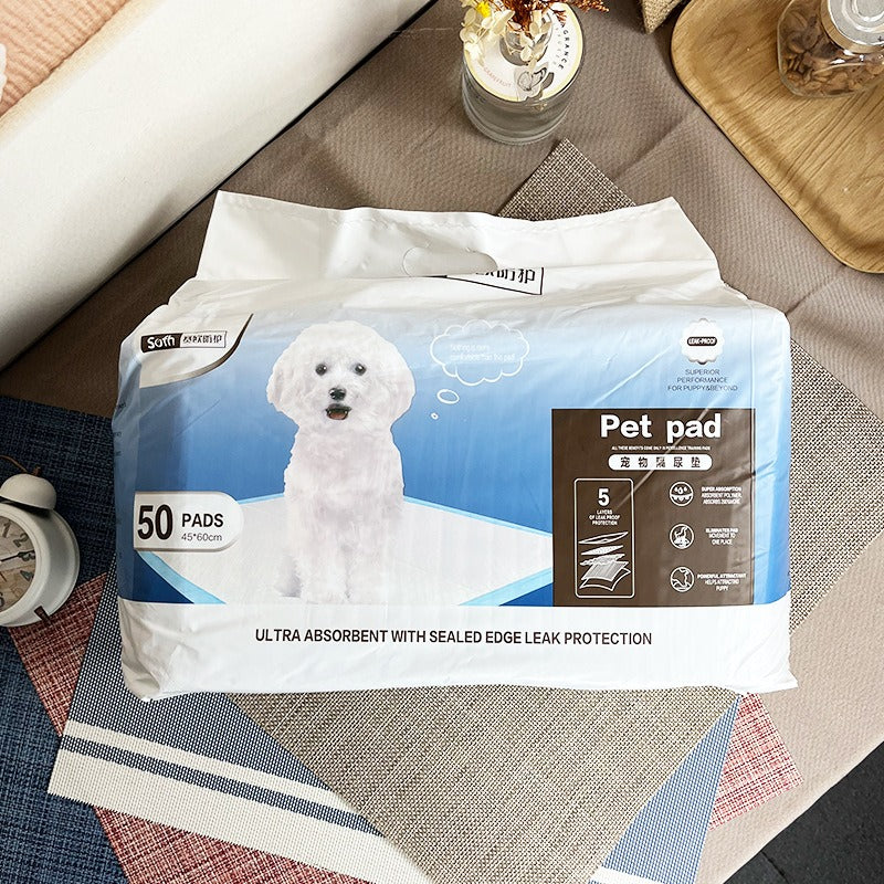Dog Pee Pads, Thick Absorbent Leak-Proof 100 Pack
