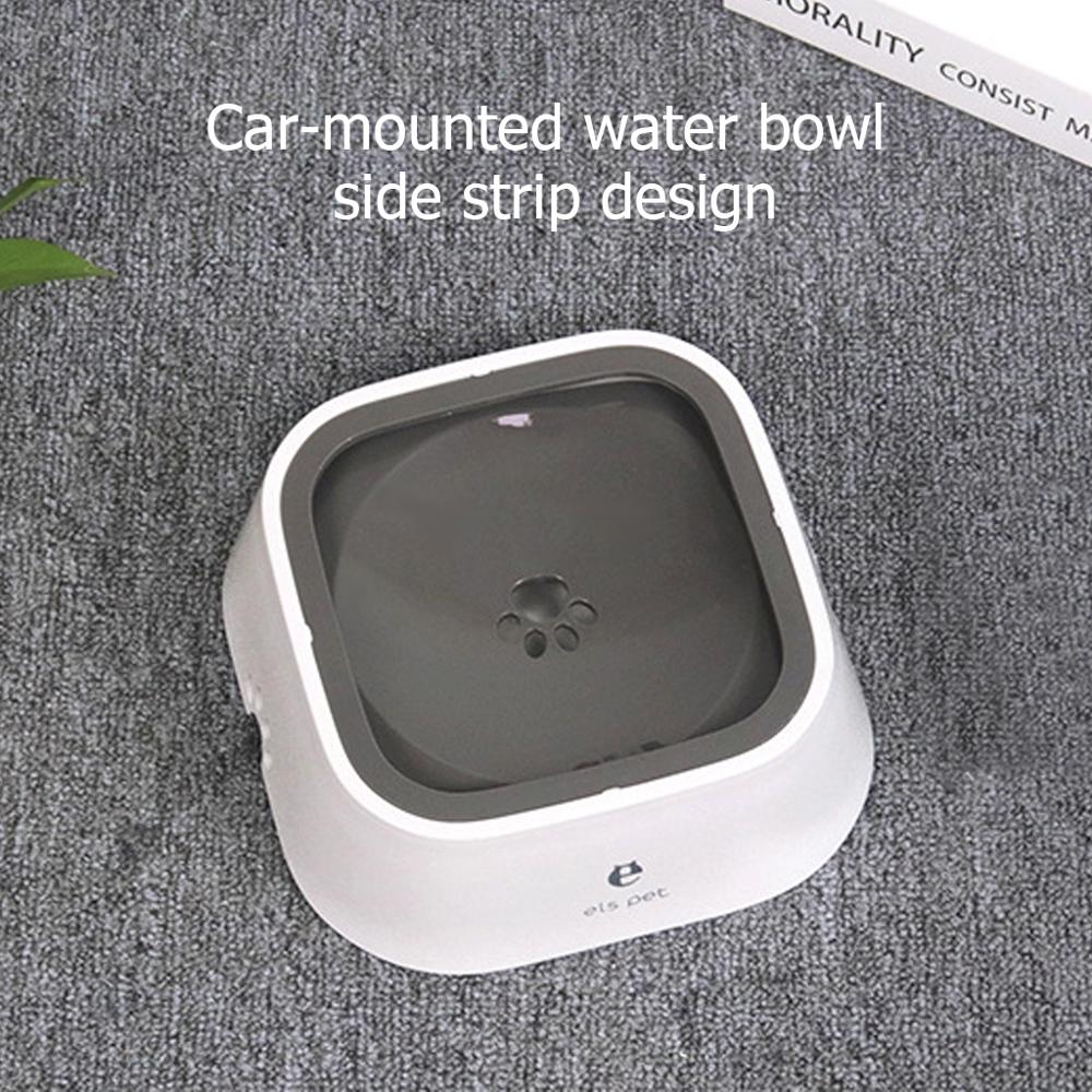 Floating Dog Water Bowl 1.5L for Splash-Free Travel