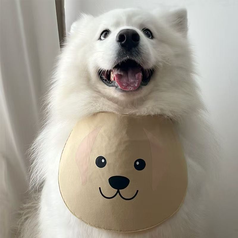 Large Dog Drool Bib – Cute Chest & Food Protection