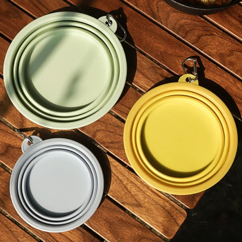 Foldable Dog Travel Bowl for Easy Outdoor Hydration