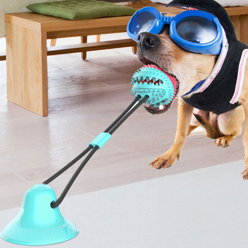 Interactive Dog Dental Chew Toy with Strong Suction