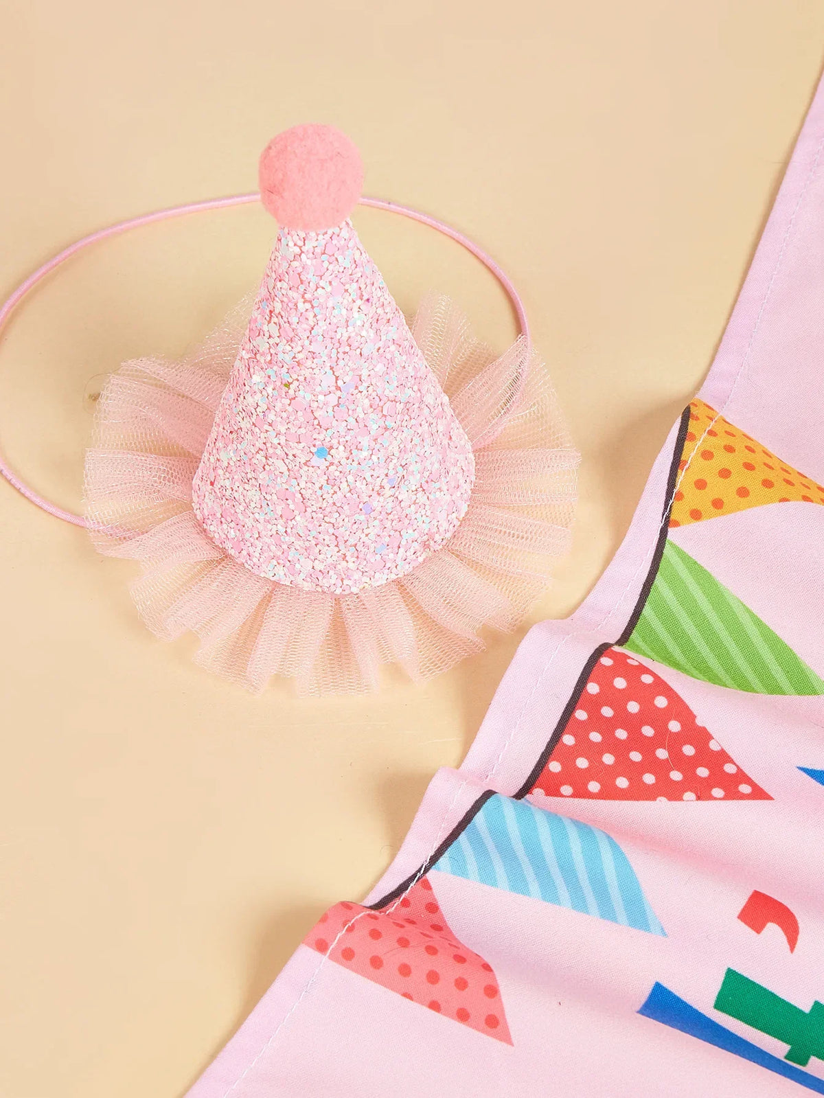 Dog Birthday Party Costume Set – 4-Piece Photo Props