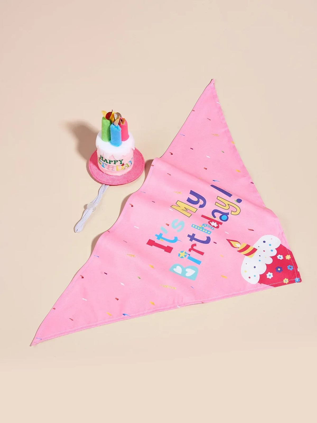 Dog Birthday Party Costume Set – 4-Piece Photo Props