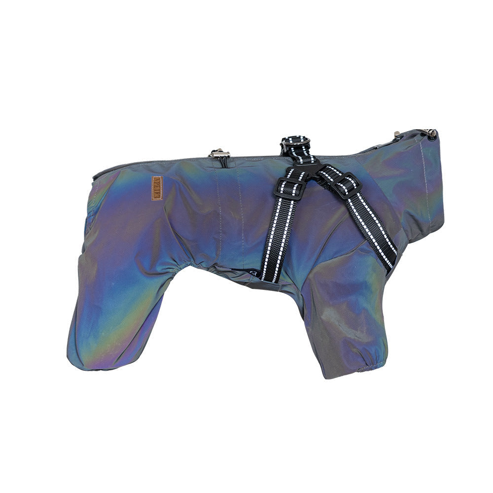 Dog Raincoat Poncho for Dry, Mud-Free Outdoor Walks
