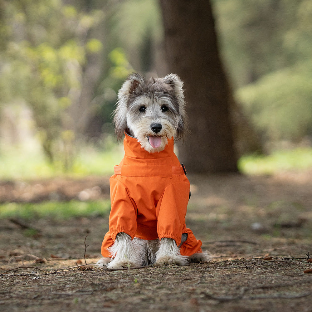 Dog Raincoat Poncho for Dry, Mud-Free Outdoor Walks