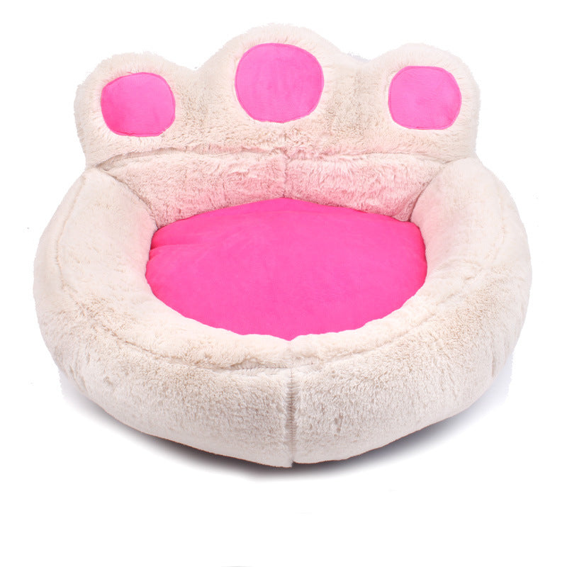 Enclosed Pet Bed for Dogs & Cats | Warm Plush Comfort