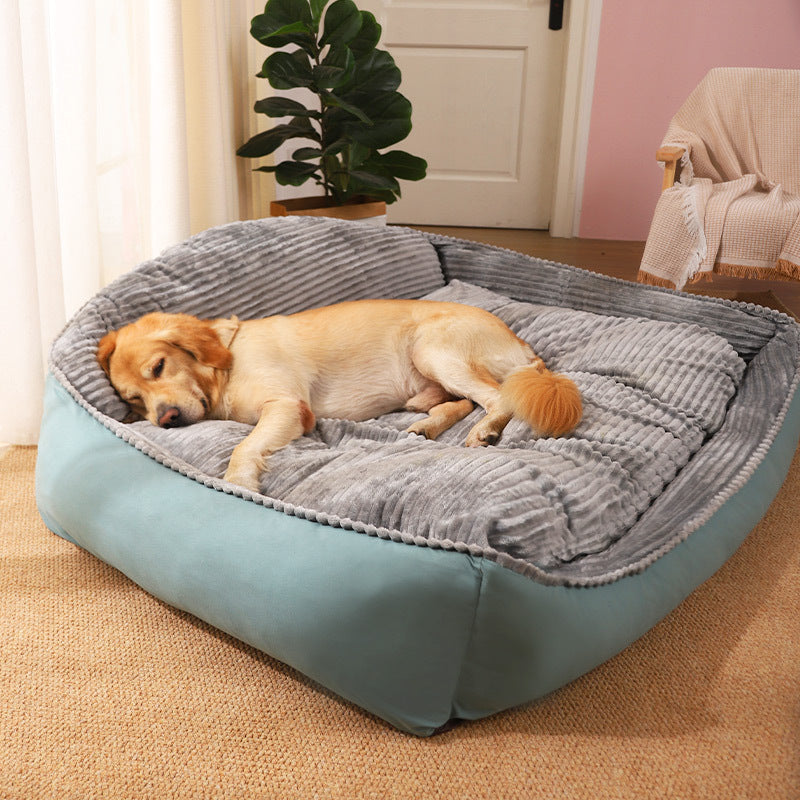 Large Dog Bed Sofa for Spacious All-Season Comfort