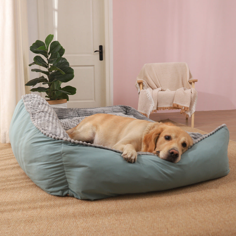 Large Dog Bed Sofa for Spacious All-Season Comfort