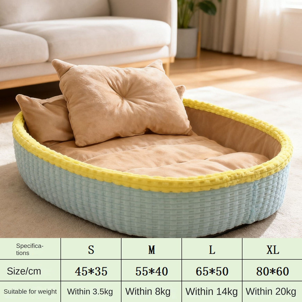 Enclosed Pet Bed for Warm, Cozy Everyday Sleeping
