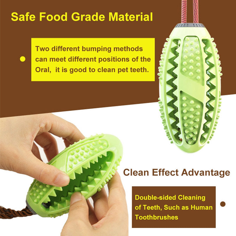 Interactive Dog Chew Ball for Cleaner Teeth & Play
