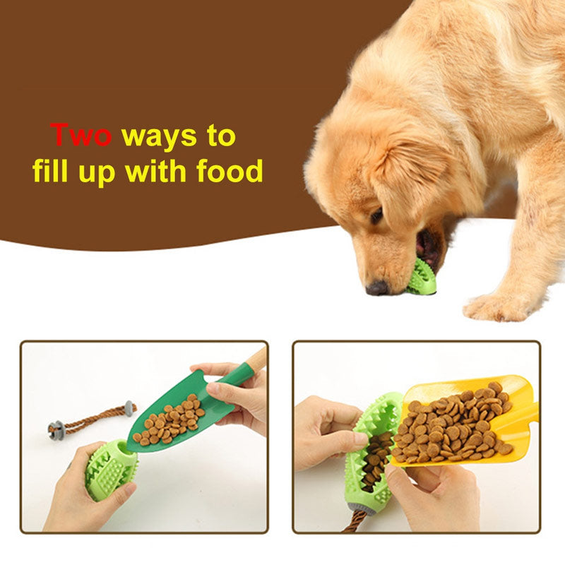 Interactive Dog Chew Ball for Cleaner Teeth & Play