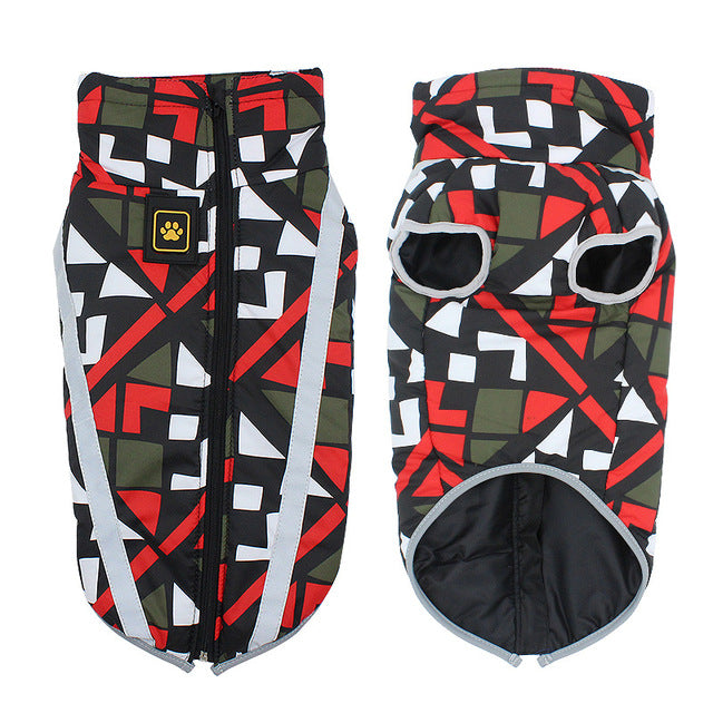 Large Breed Dog Coat | Waterproof Reflective Winter