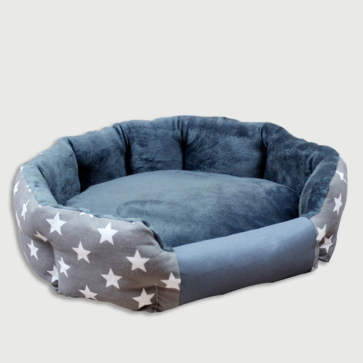 Dog Kennel Bed with Washable Cushion for Cozy Rest