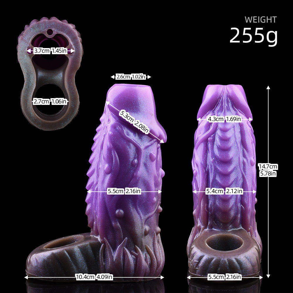 Textured Penis Sleeve for Added Girth & Stimulation