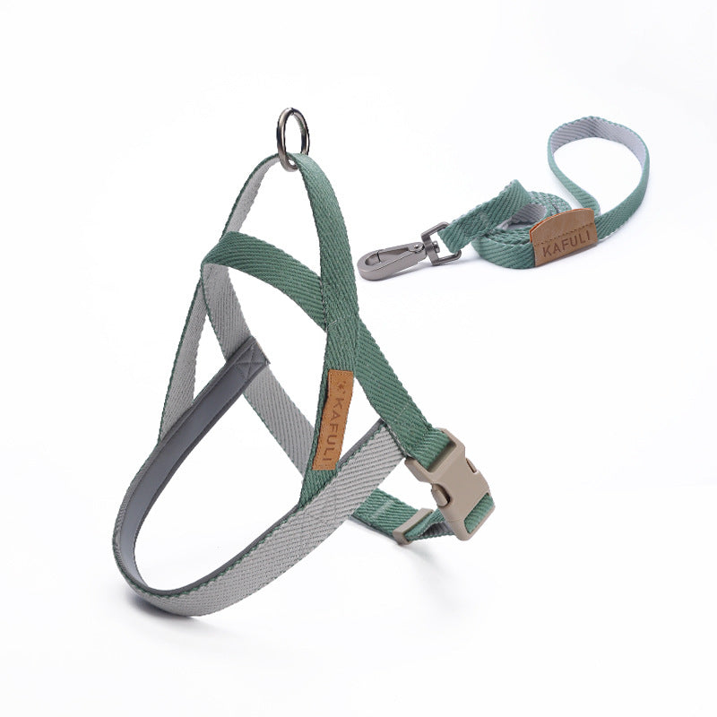 Dog Chest Harness And Leash Set For Secure Walks