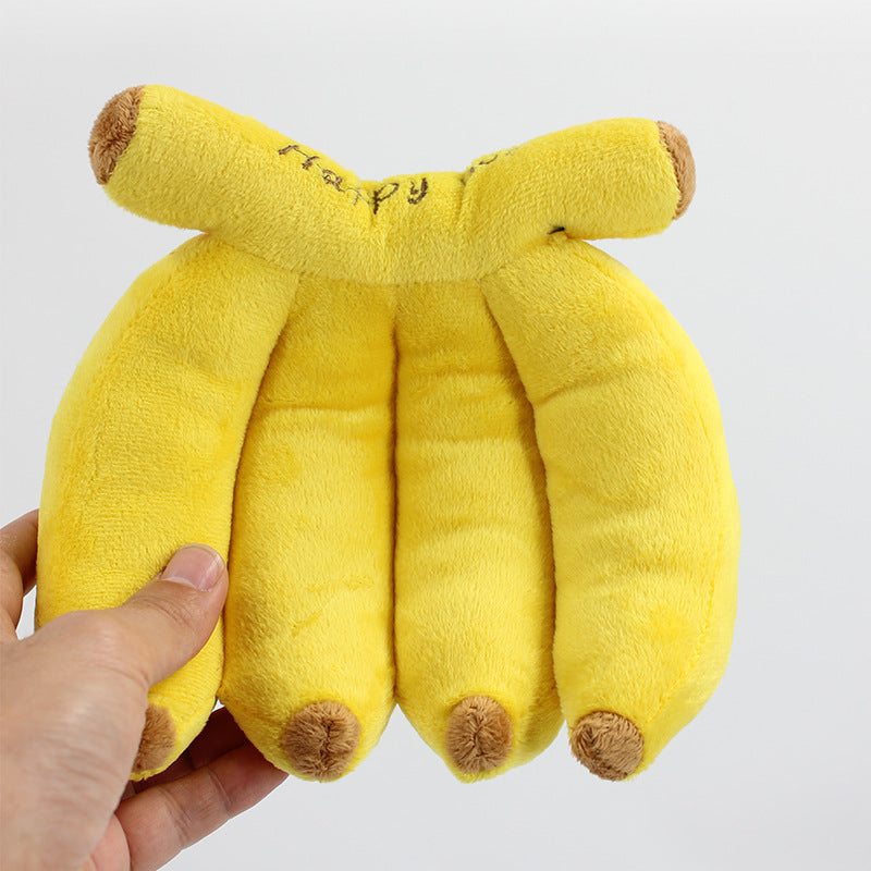 Plush Banana Dog Toy for Fun, Boredom Relief Play