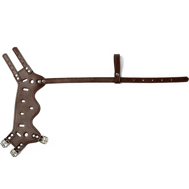Adjustable Dog Muzzle for Bite & Scavenging Control