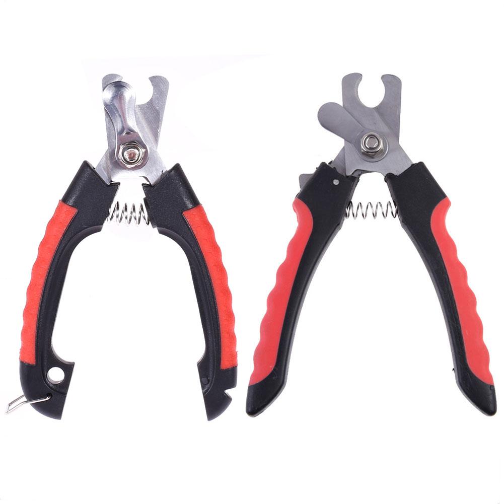 Stainless Steel Dog Nail Clippers with Safety Guard