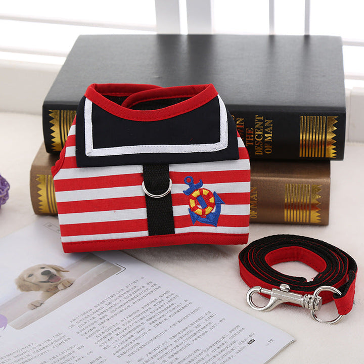 Dog Harness And Leash Set For Stylish Secure Walks
