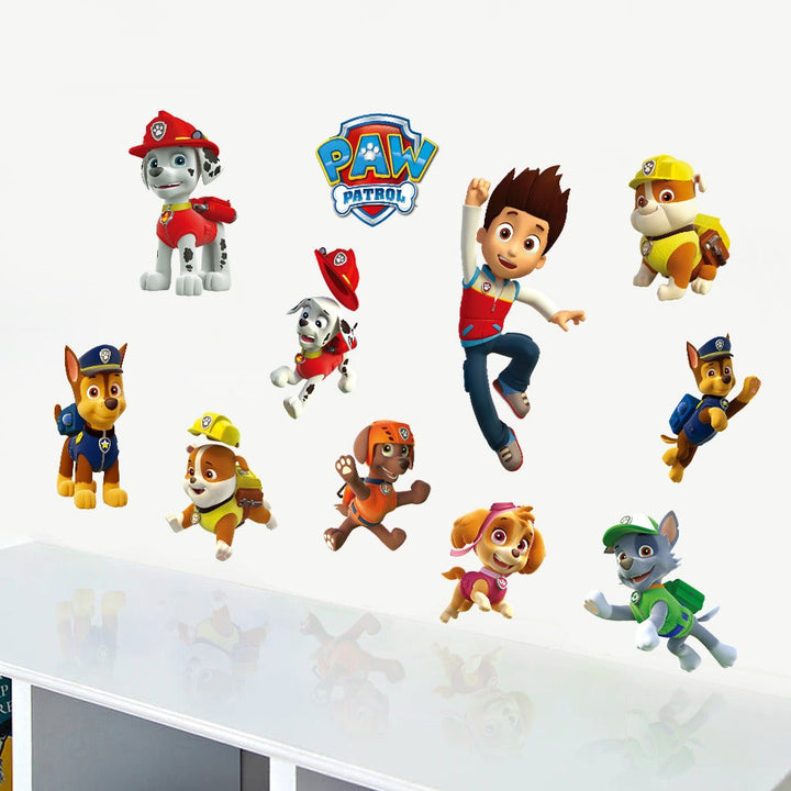 PAW Patrol Wall Stickers for Colorful Kids’ Rooms