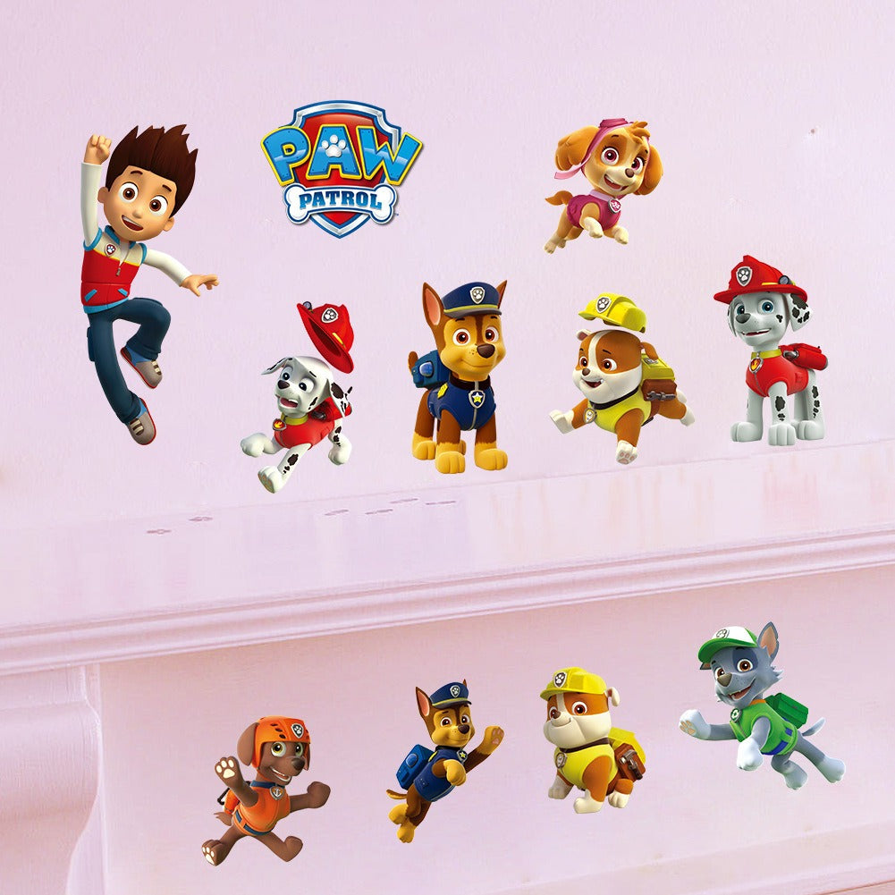 PAW Patrol Wall Stickers for Colorful Kids’ Rooms