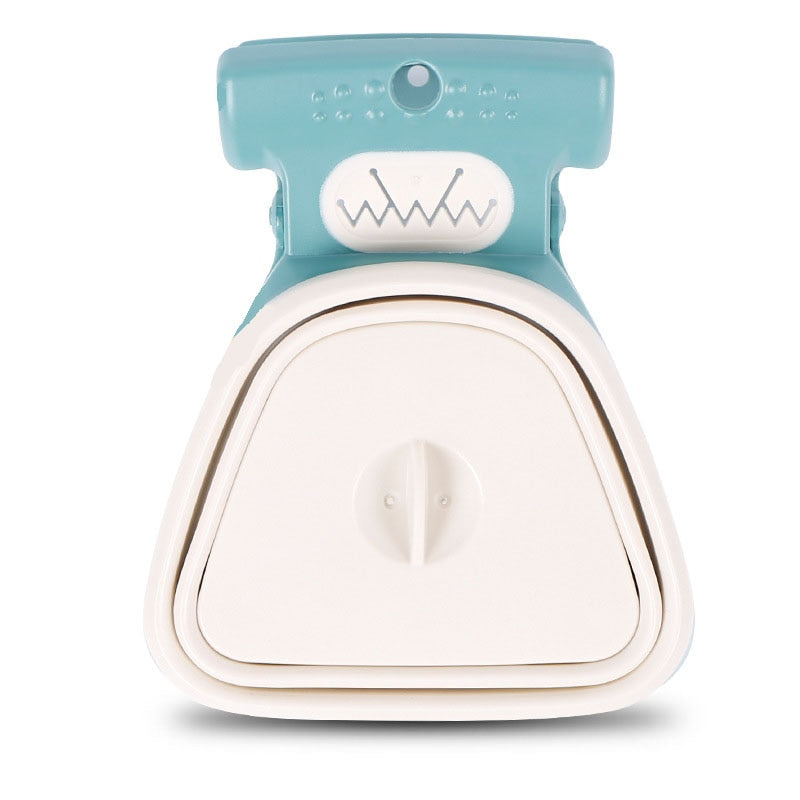 Portable Foldable Dog Poop Scooper With Waste Bag Roll
