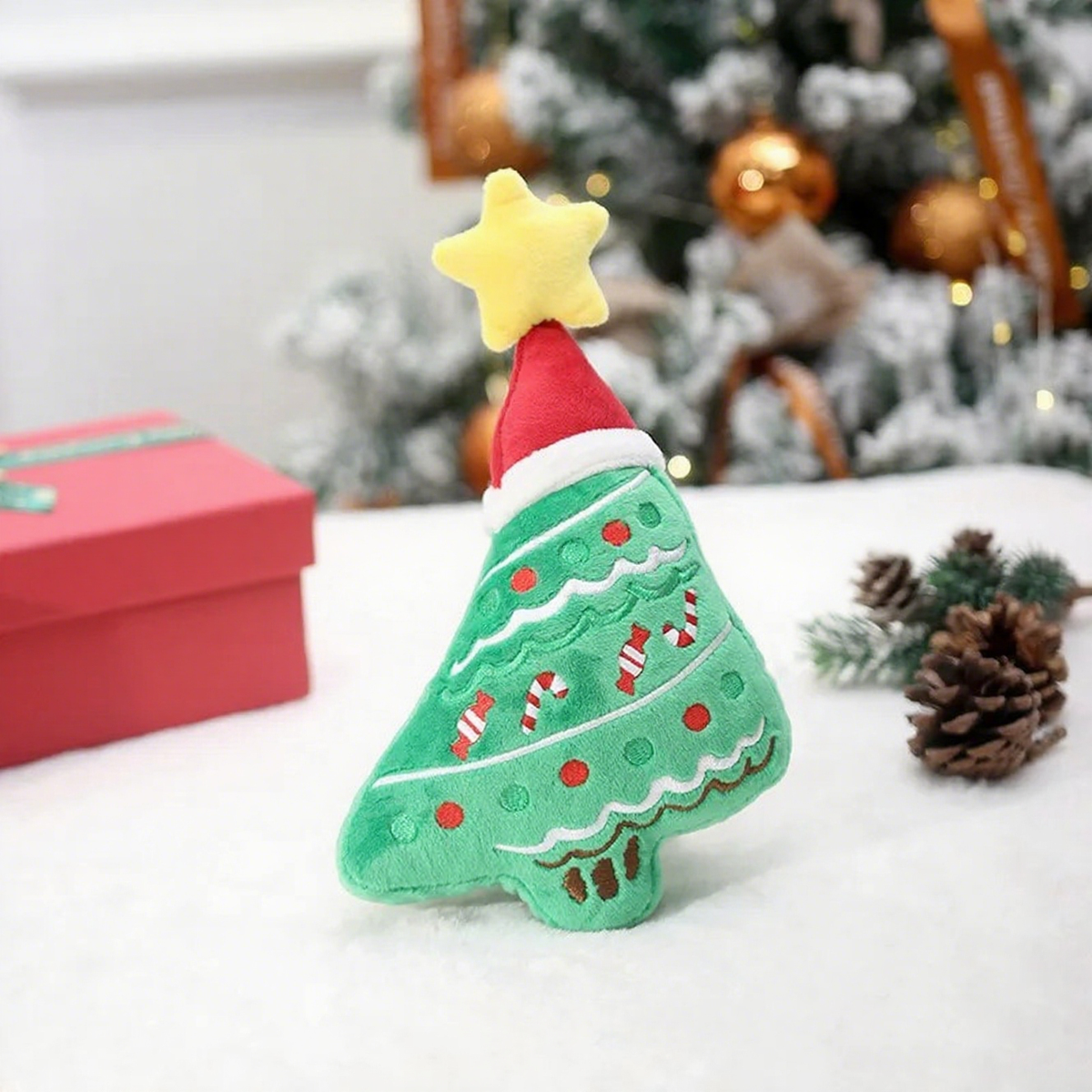 Dog Plush Sound Toy for Festive Interactive Playtime