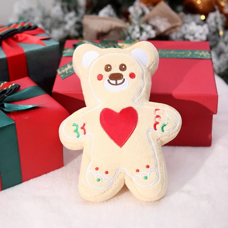 Dog Plush Sound Toy for Festive Interactive Playtime