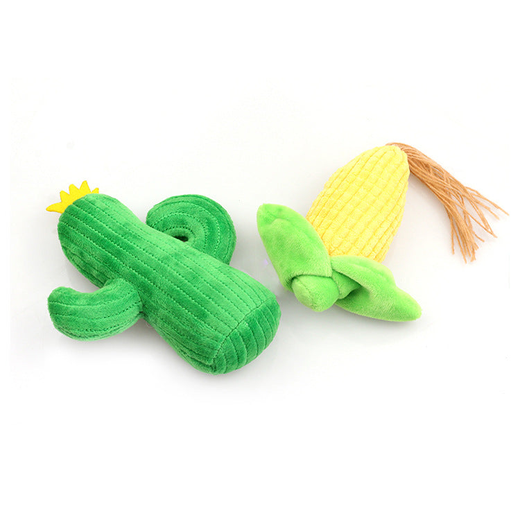 Dog Plush Toy Set With BB Sound for Interactive Play