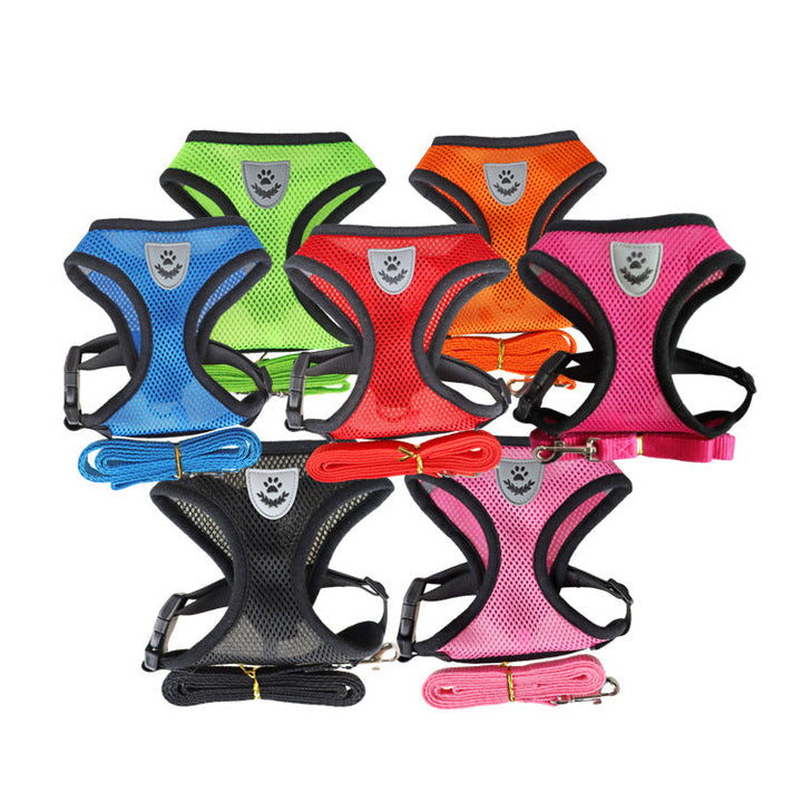 Dog Harness and Leash Set for Comfortable Daily Walks